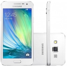 Smartphone Samsung Galaxy A3 SM-A300F Dual Sim Tela 4.5" 16GB 4G LTE-Branco